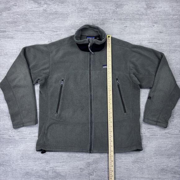 VINTAGE Patagonia Jacket Men’s M Gray 25301 Regulator R3 Radiant USA Fleece r310 - Picture 7 of 11